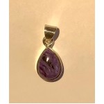 Pendant Charoite in Silver